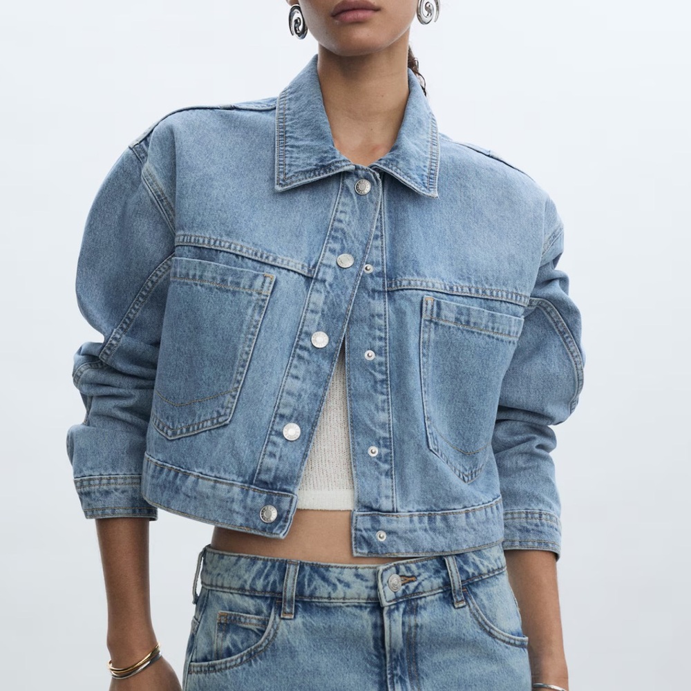 Denim pocket jacket